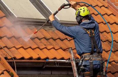 Démoussage et hydrofuge de toiture à Nampcel